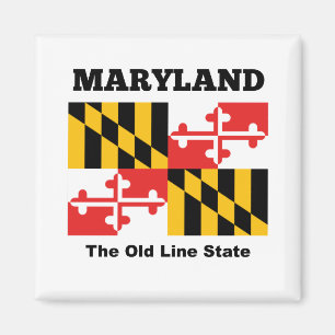Imán bandera de Maryland