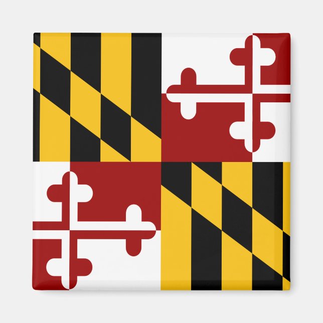 Imán Bandera de Maryland (Frente)