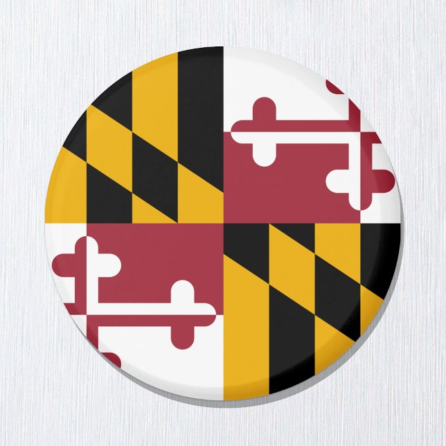 Imán Bandera de Maryland y Maryland, vacaciones y depor (Subido por el creador)