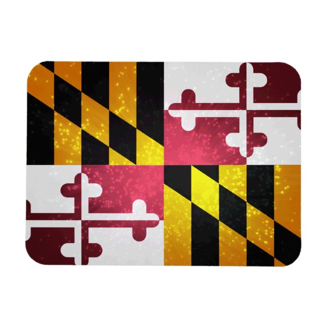 Imán Bandera de Marylander (Horizontal)