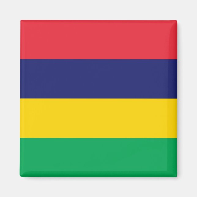 Imán Bandera de Mauricio (Frente)