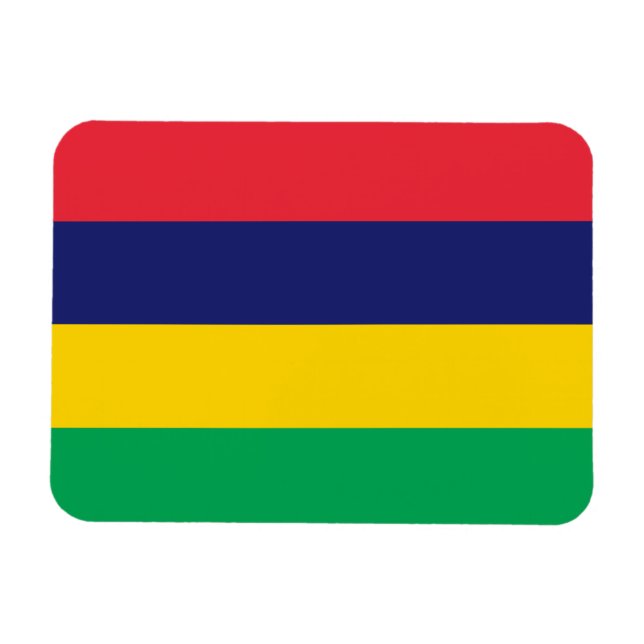 Imán Bandera de Mauricio (Horizontal)
