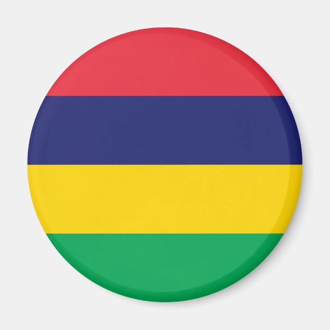 Imán Bandera de Mauricio (Frente)
