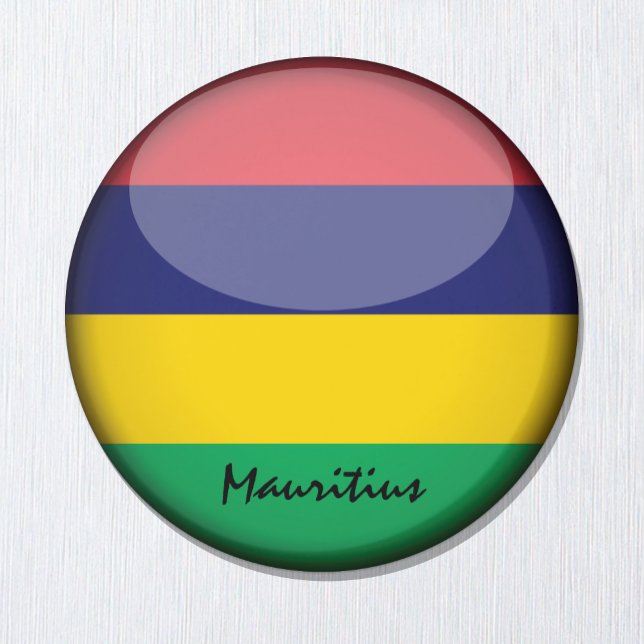 Imán Bandera de Mauricio y África: hinchas de viajes y  (Subido por el creador)