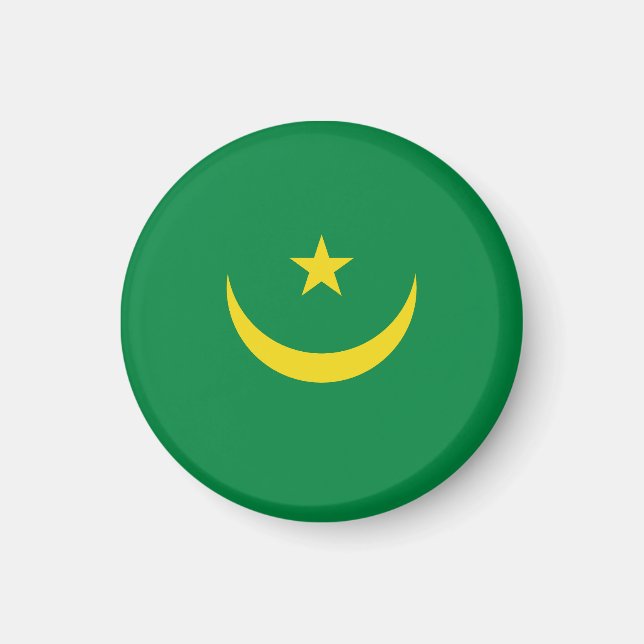 Imán Bandera de Mauritania (Frente)
