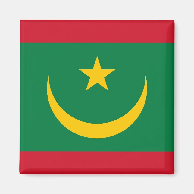 Imán Bandera de Mauritania (Frente)