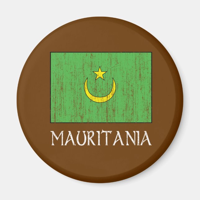 Imán Bandera de Mauritania (Frente)