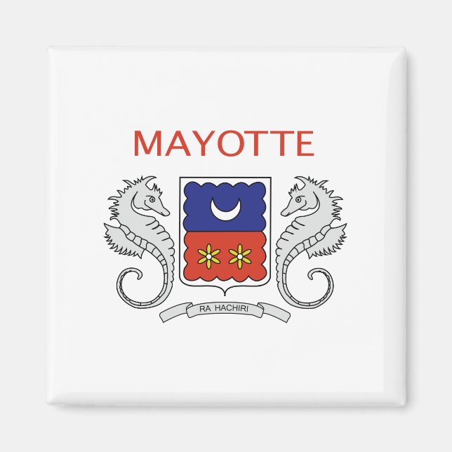 Imán Bandera de Mayotte (Frente)