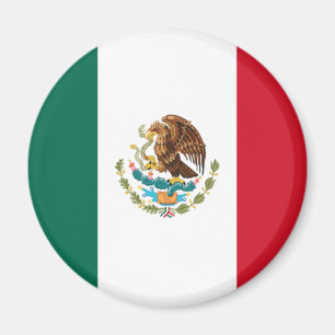 Imán Bandera de México