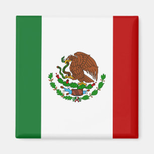 Imán Bandera de México