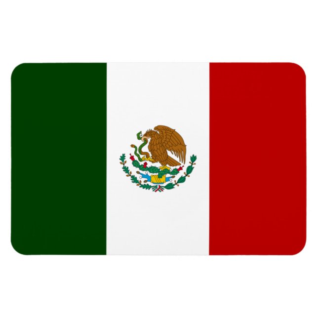 Imán Bandera de México (Horizontal)