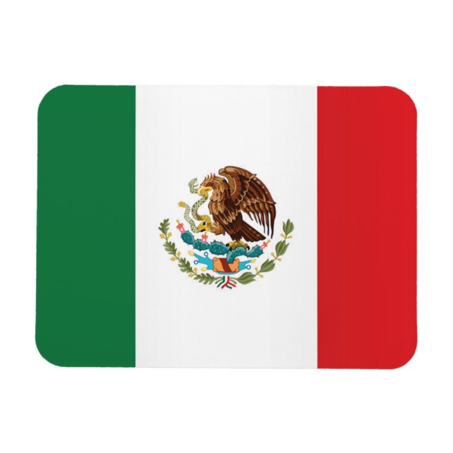 Imán Bandera de México (Horizontal)