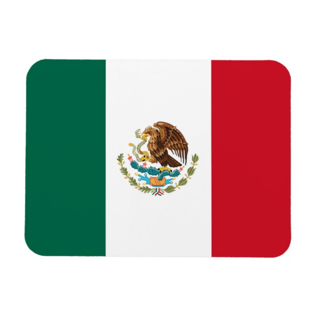 Imán Bandera de México (Horizontal)