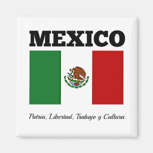 Imán Bandera de México, etiquetado