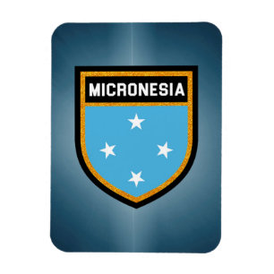 Imán Bandera de Micronesia