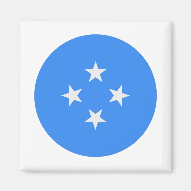 Imán Bandera de Micronesia (Frente)