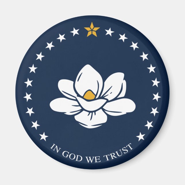 Imán Bandera de Misisipi (2020) (Frente)