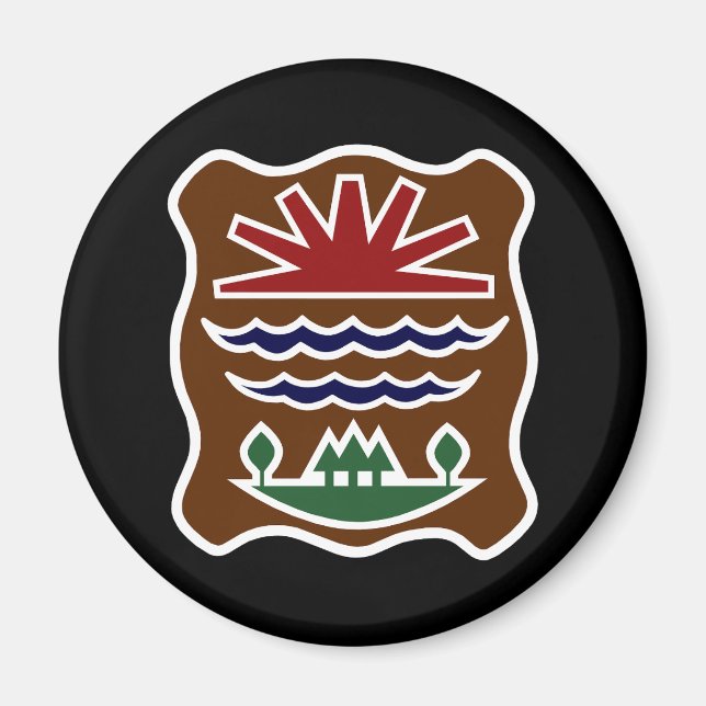 Imán Bandera de Missisquoi Occidental Abenaki (Frente)