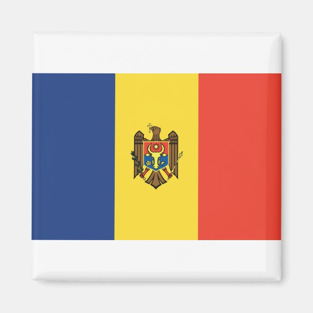Imán Bandera de Moldavia (Frente)