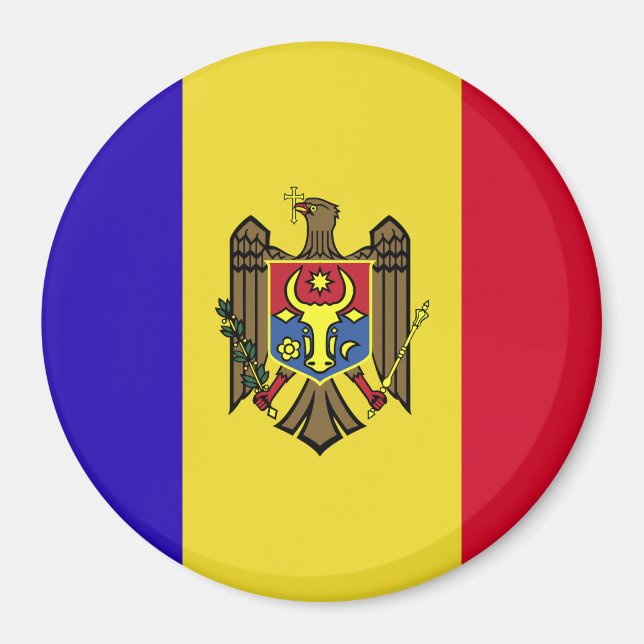 Imán Bandera de Moldavia (Frente)