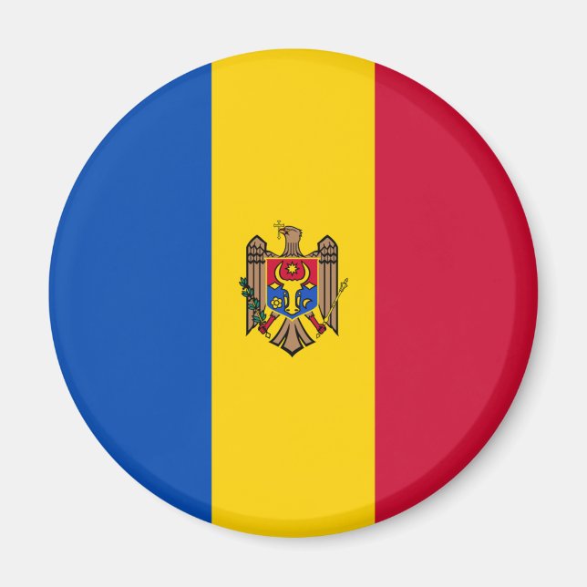 Imán Bandera de Moldavia (Frente)