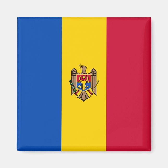 Imán Bandera de Moldavia (Frente)