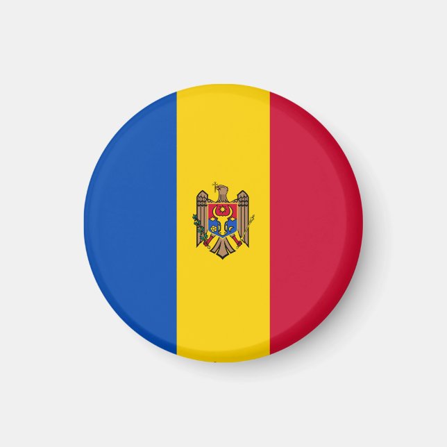 Imán Bandera de Moldavia (Frente)