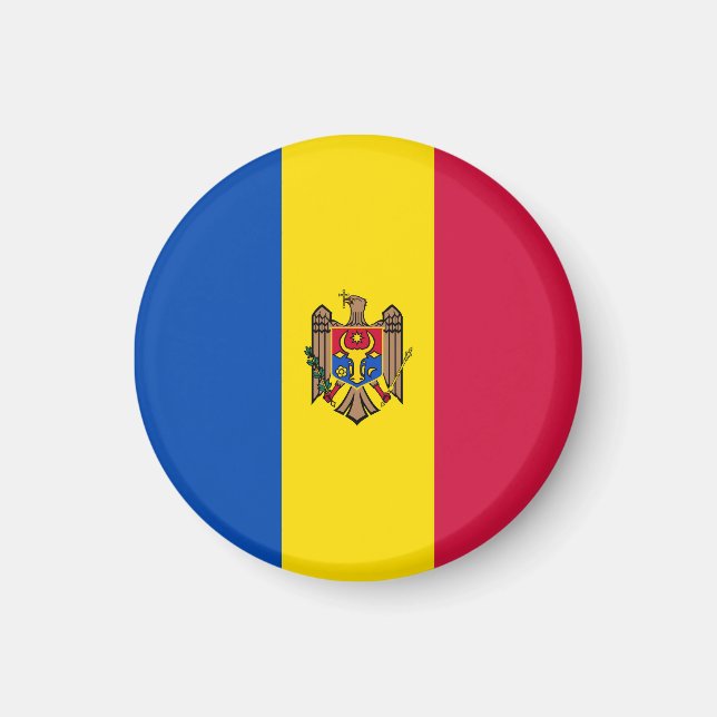 Imán Bandera de Moldavia (Frente)