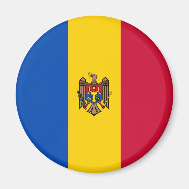 Imán Bandera de Moldavia (Frente)