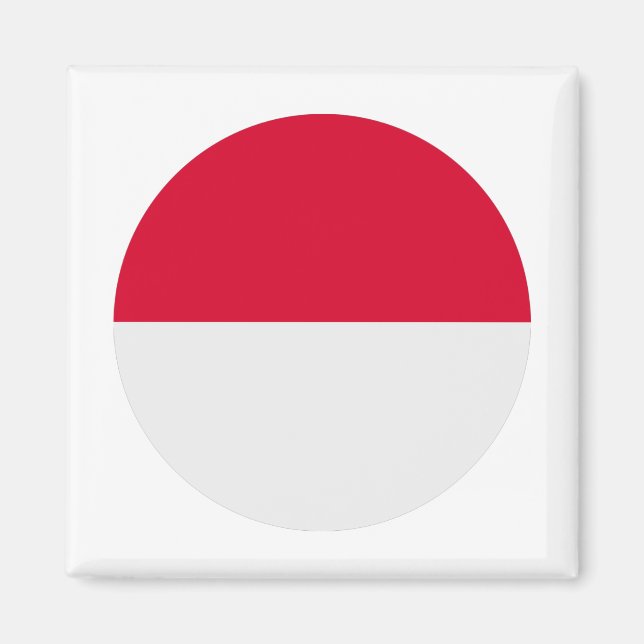 Imán Bandera de Mónaco (Frente)