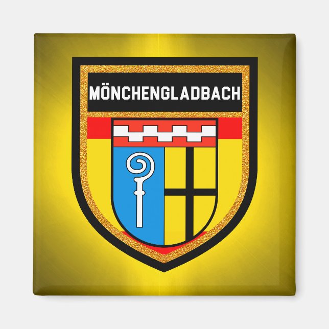 Imán Bandera de Mönchengladbach (Frente)