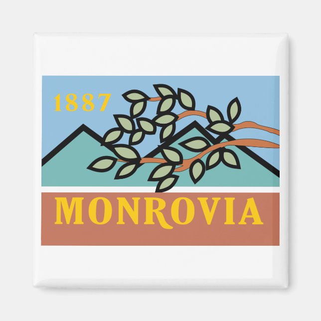 Imán Bandera de Monrovia (Frente)