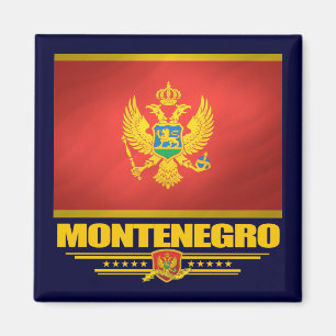 Imán Bandera de Montenegro