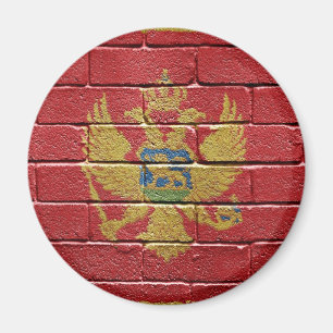 Imán Bandera de Montenegro