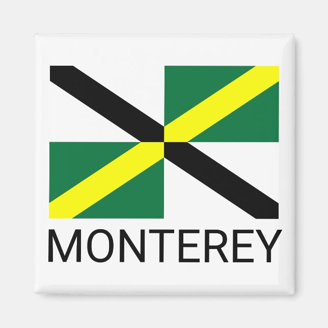 Imán Bandera de Monterrey, California (Frente)