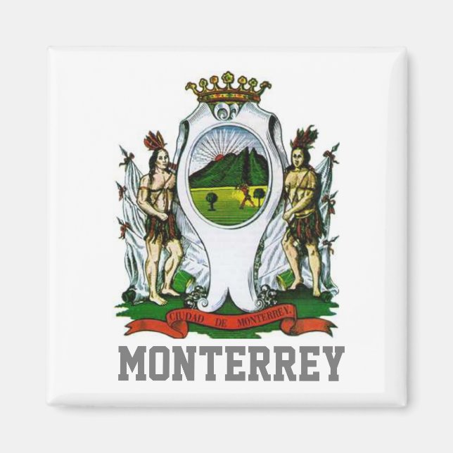Imán Bandera de Monterrey, Nuevo León - MÉXICO (Frente)