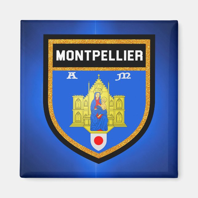 Imán Bandera de Montpellier (Frente)