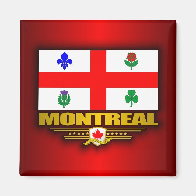 Imán Bandera de Montreal (Frente)