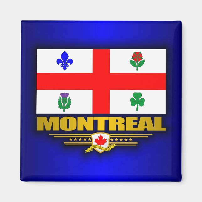 Imán Bandera de Montreal (Frente)