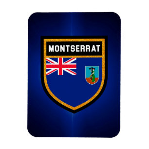 Imán Bandera de Montserrat