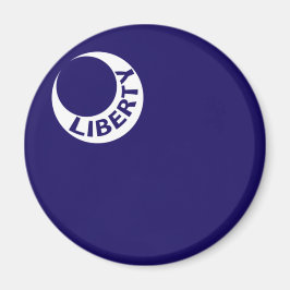 Imán Bandera de Moultrie (Libertad) (Historia Americana