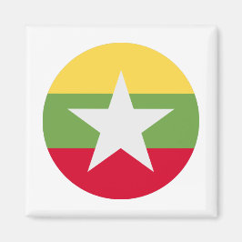 Imán Bandera de Myanmar