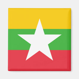 Imán Bandera de Myanmar (Birmania)