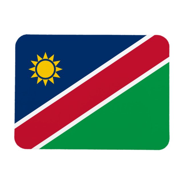 Imán Bandera de Namibia (Horizontal)