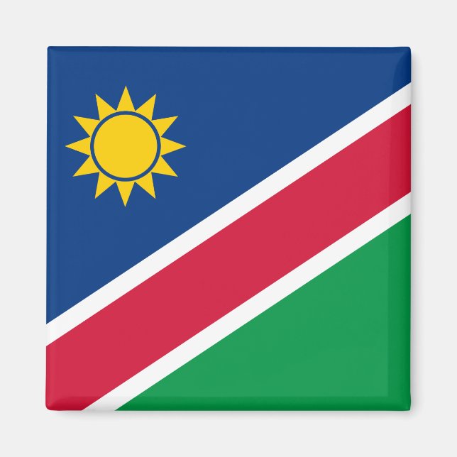 Imán Bandera de Namibia (Namibia) (Frente)