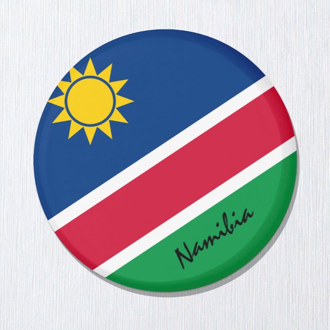 Imán Bandera de Namibia y África - fanáticos de viajes  (Subido por el creador)