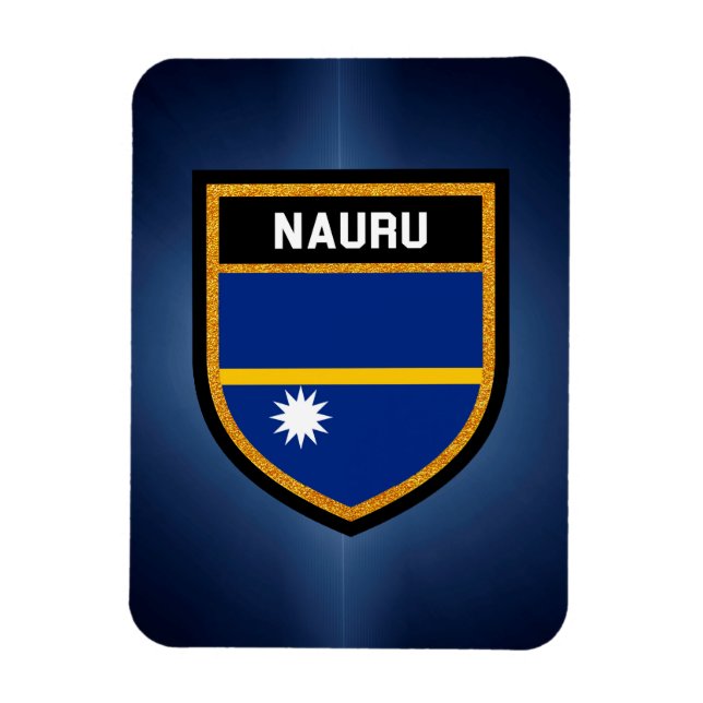 Imán Bandera de Nauru (Vertical)