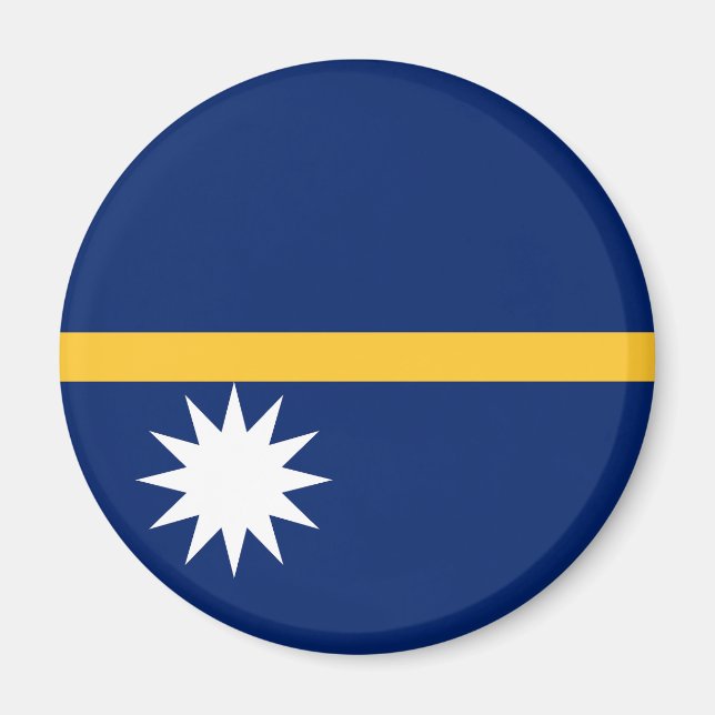 Imán Bandera de Nauru (Frente)