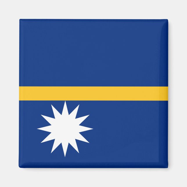 Imán Bandera de Nauru (Frente)