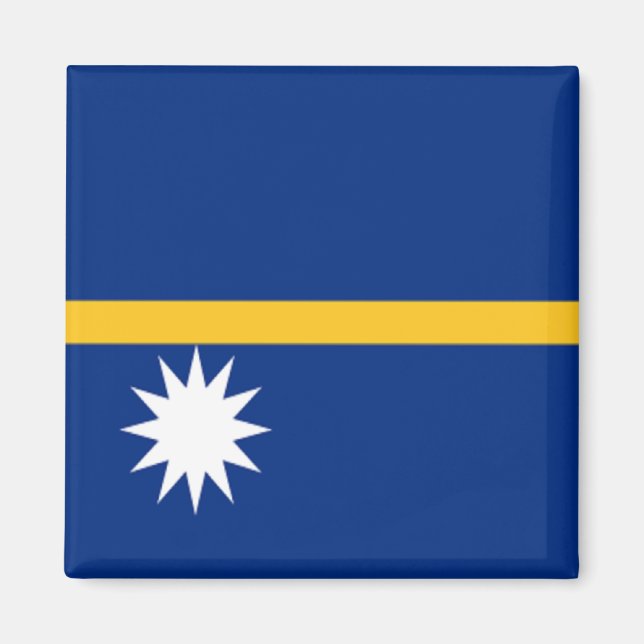 Imán Bandera de Nauru (Frente)